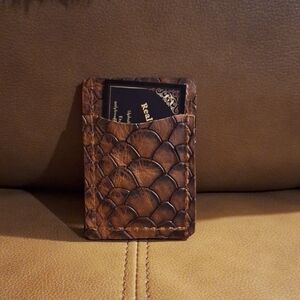 Brown Leather Card Holder